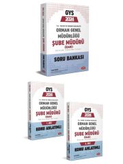 Data 2024 GYS Orman Genel Müdürlüğü Şube Müdürü İdari Konu ve Soru 2 li Set