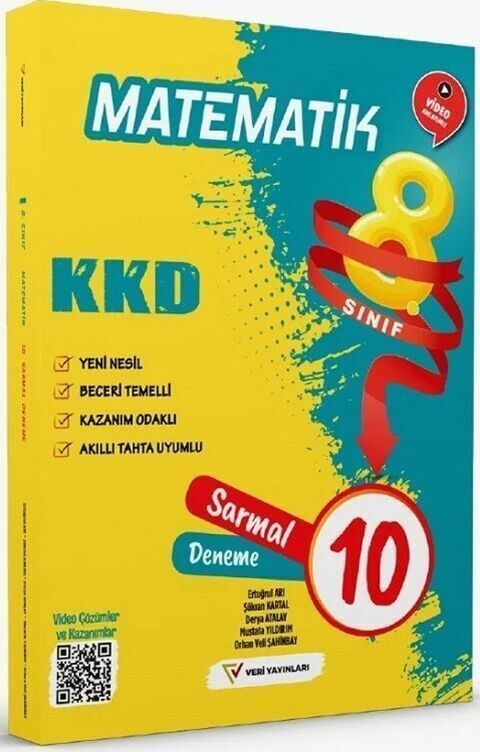 Veri Yayınları 8. Sınıf Matematik KKD Sarmal 10 Deneme