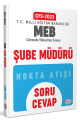2023 Milli Eğitim Bakanlığı GYS Şube Müdür Soru - Cevap