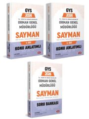 2024 Data GYS Orman Genel Müdürlüğü Sayman Konu Anlatımlı 2 Cilt ve Soru Bankası 2 li Set