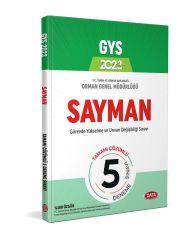 2023 Data GYS Orman Genel Müdürlüğü Sayman Tamamı Çözümlü 5 Deneme