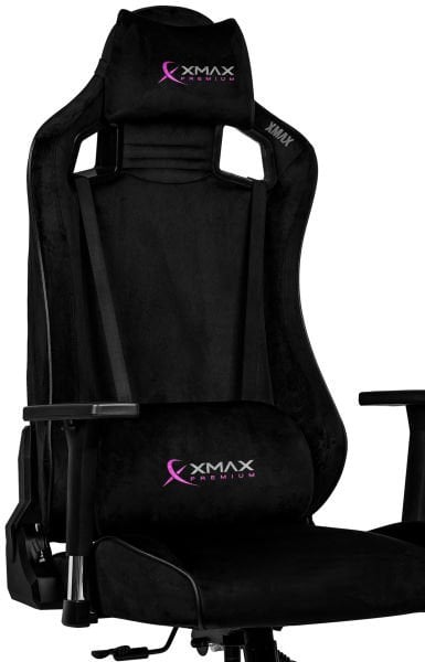 XMAX / Maximus Siyah/Fuşya Visco Minderli Oyuncu Koltuğu / 120 KG Strong Carrier