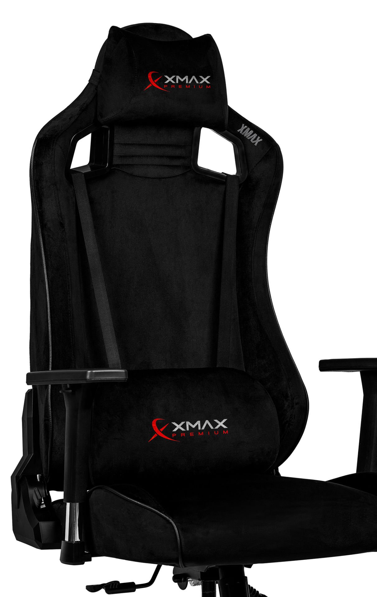 XMAX / Maximus Siyah/Kırmızı Visco Minderli Oyuncu Koltuğu / 120 KG Strong Carrier