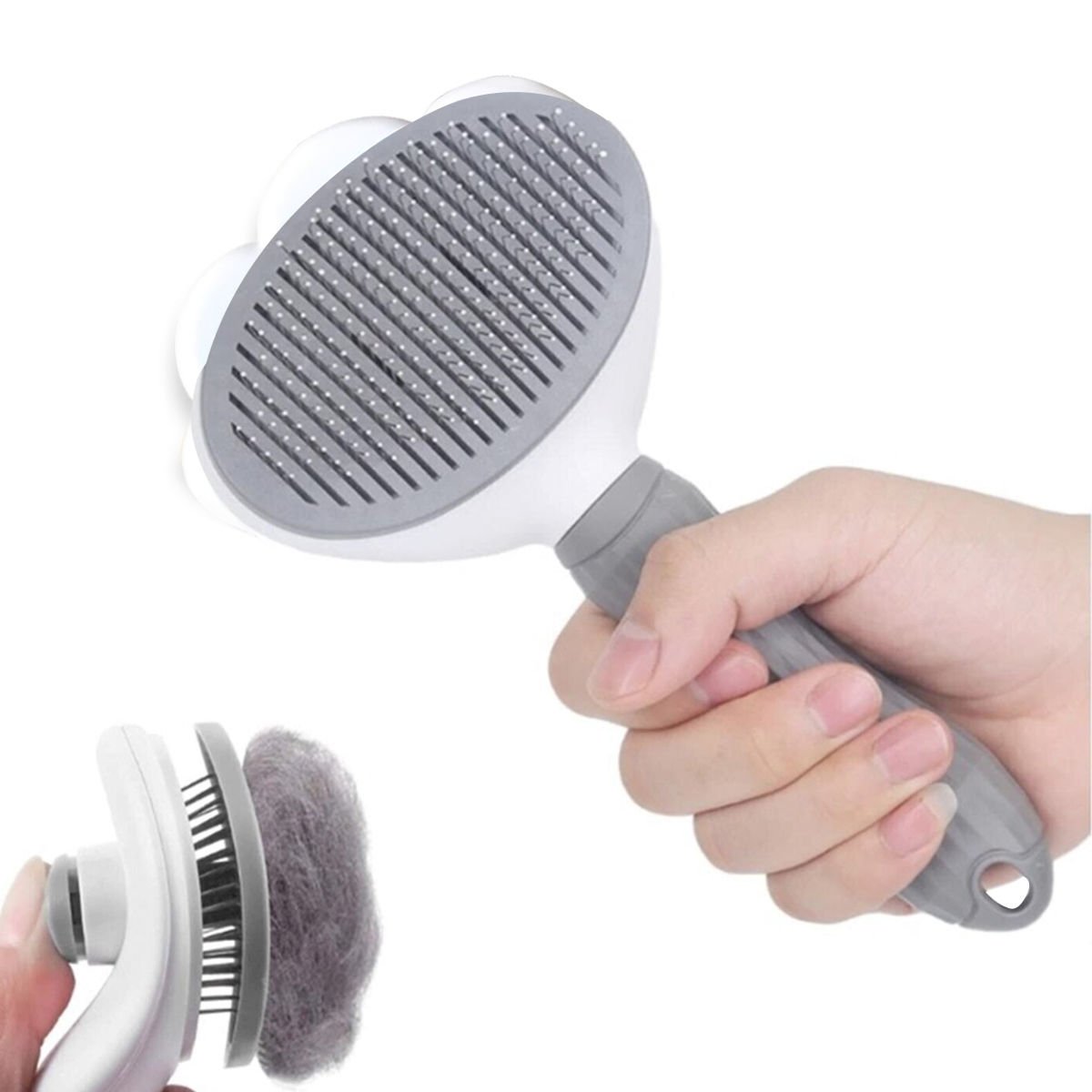SMARTER Tüy Toplayıcı Tarak&Fırça Gri