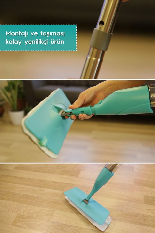SMARTER Shiny Sprey Mop  (Yeşil)