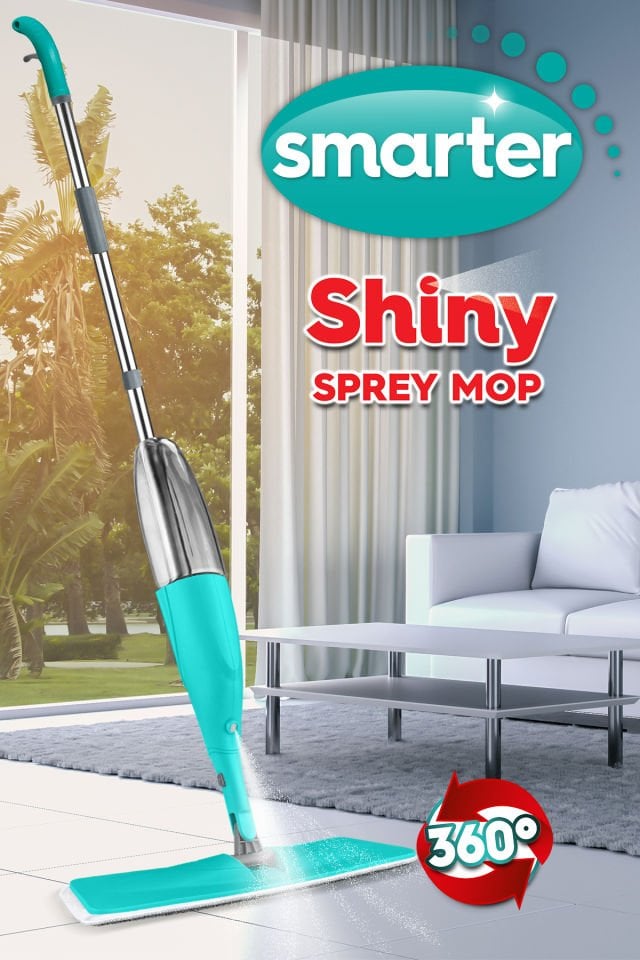 SMARTER Shiny Sprey Mop  (Yeşil)