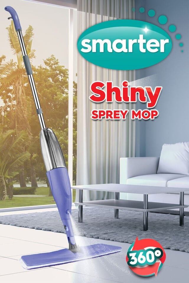 SMARTER Shiny Sprey Mop  (Very Peri)