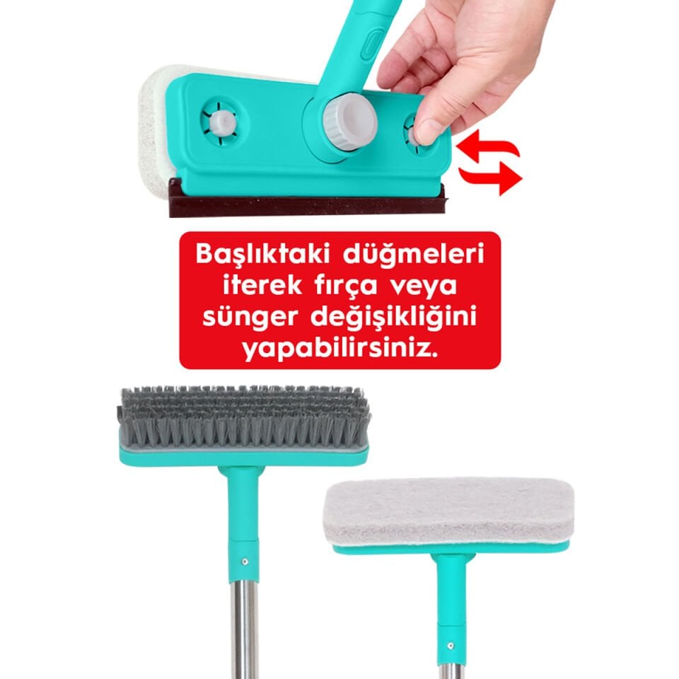 SMARTER Saplı Fırça ve Sünger Seti