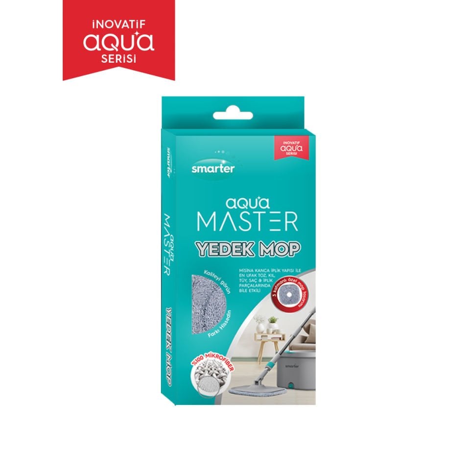 SMARTER Aqua Master Temizlik Seti Yedek Mop