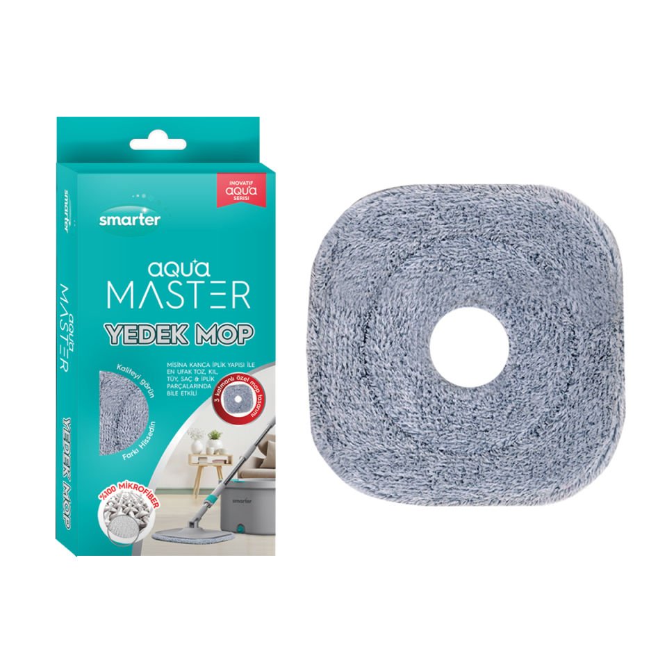 SMARTER Aqua Master Temizlik Seti Yedek Mop