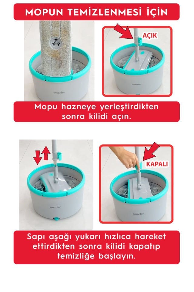 SMARTER Aqua Flat Temiz Ve Kirli Suyu Ayırma Özelliği