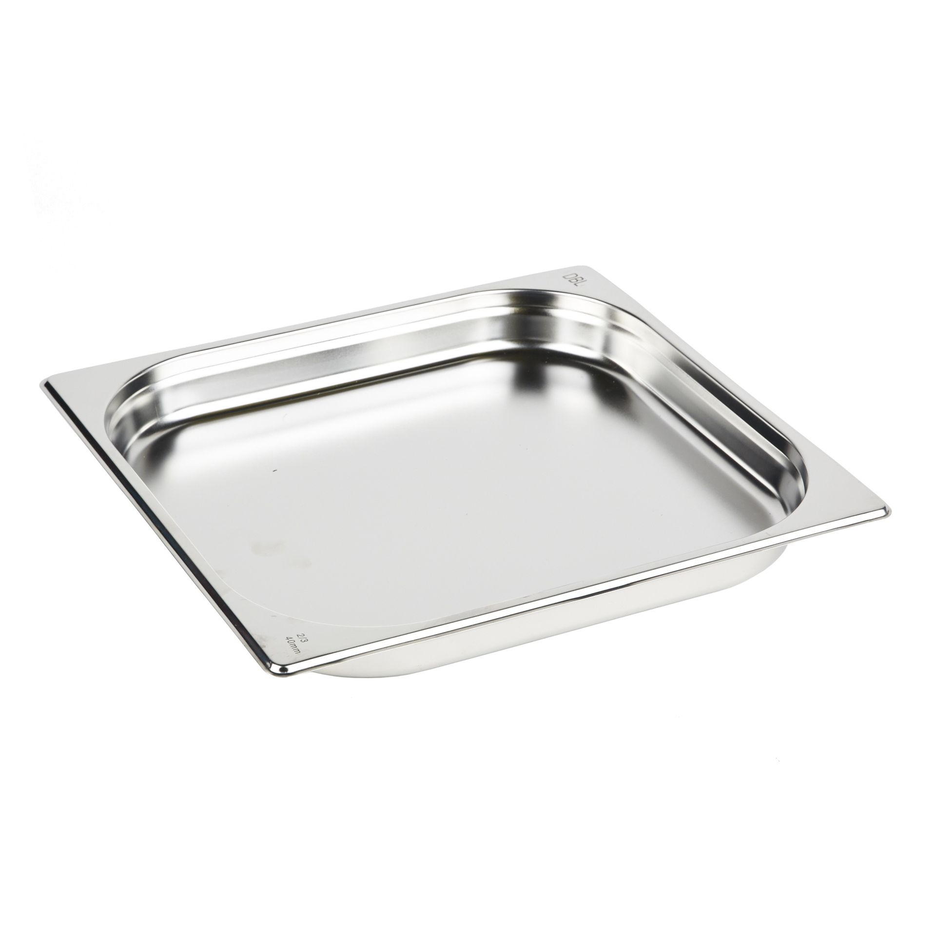 Natsan-Paslanmaz Çelik Gastronom Küvet GN 2/3-40 (35,4 x 32,5 x 4 CM)