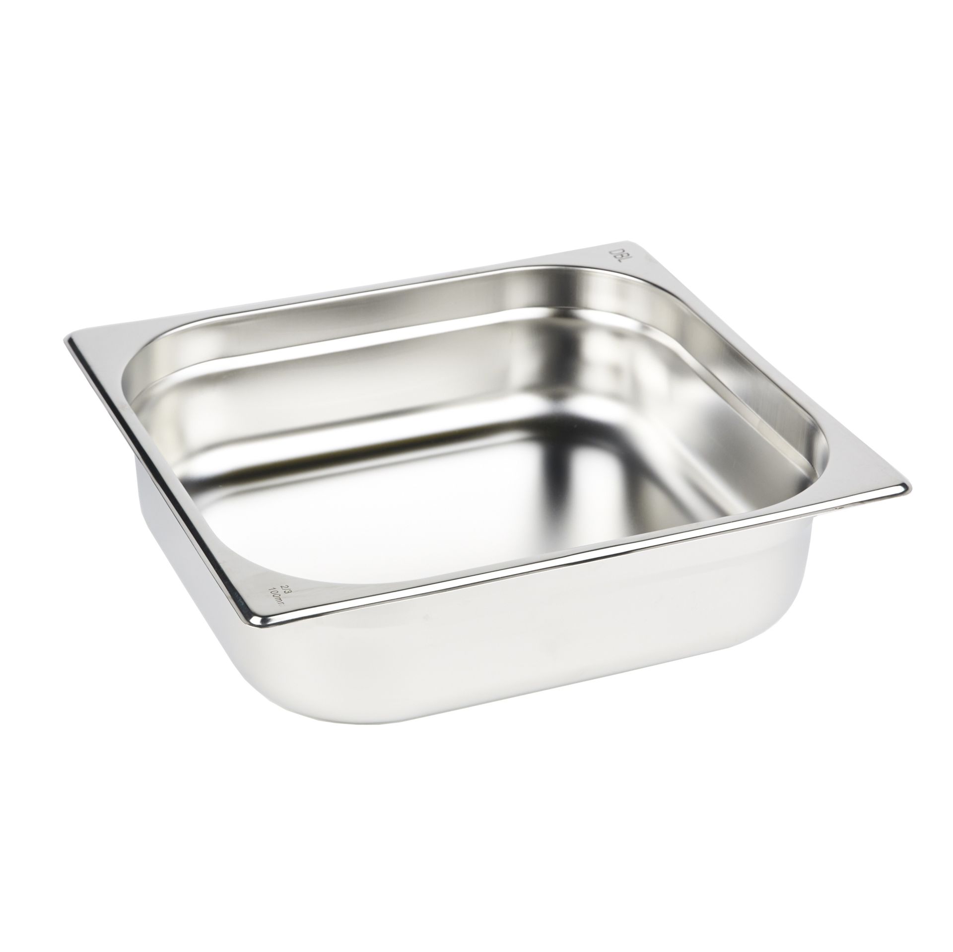 Natsan-Paslanmaz Çelik Gastronom Küvet GN 2/3-100 (35,4 x 32,5 x 10 CM)