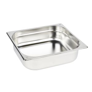 Natsan-Paslanmaz Çelik Gastronom Küvet GN 2/3-100 (35,4 x 32,5 x 10 CM)