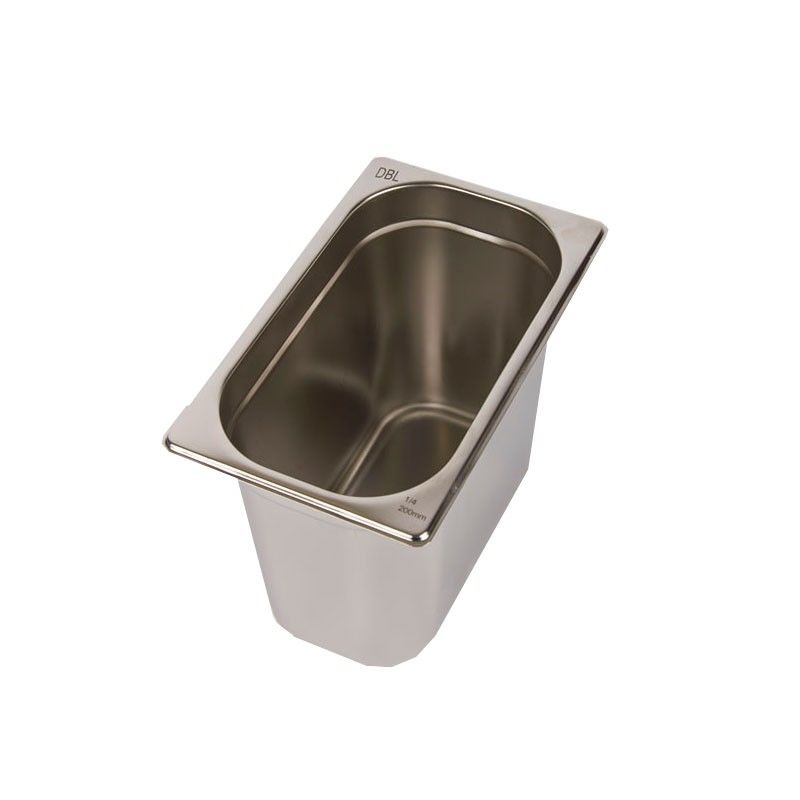 Natsan-Paslanmaz Çelik Gastronom Küvet GN 1/3-200 (32,5 x 17,6 x 20 CM)