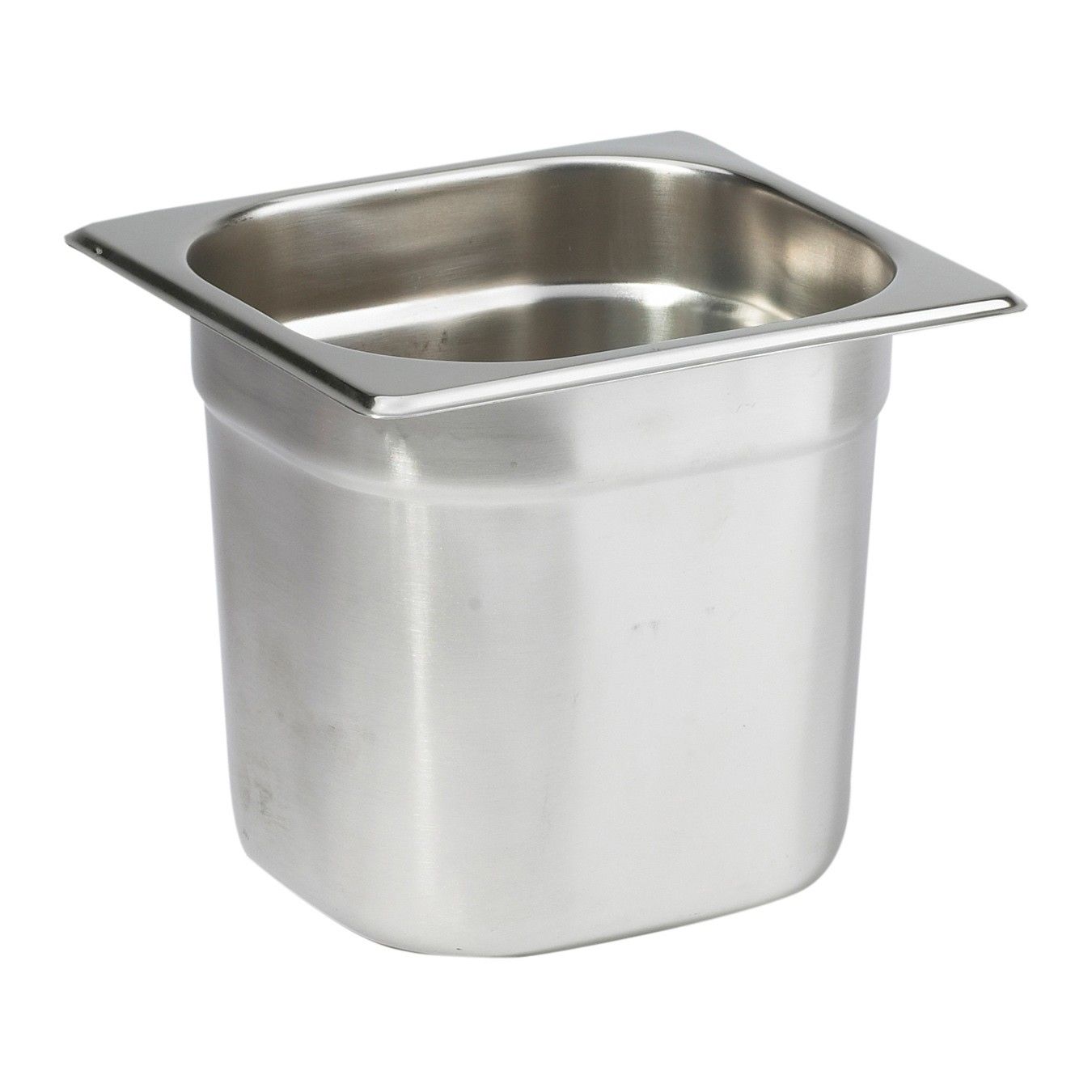 Natsan-Paslanmaz Çelik Gastronom Küvet GN 1/6-150 (17,6 x 16,2 x 15 CM)