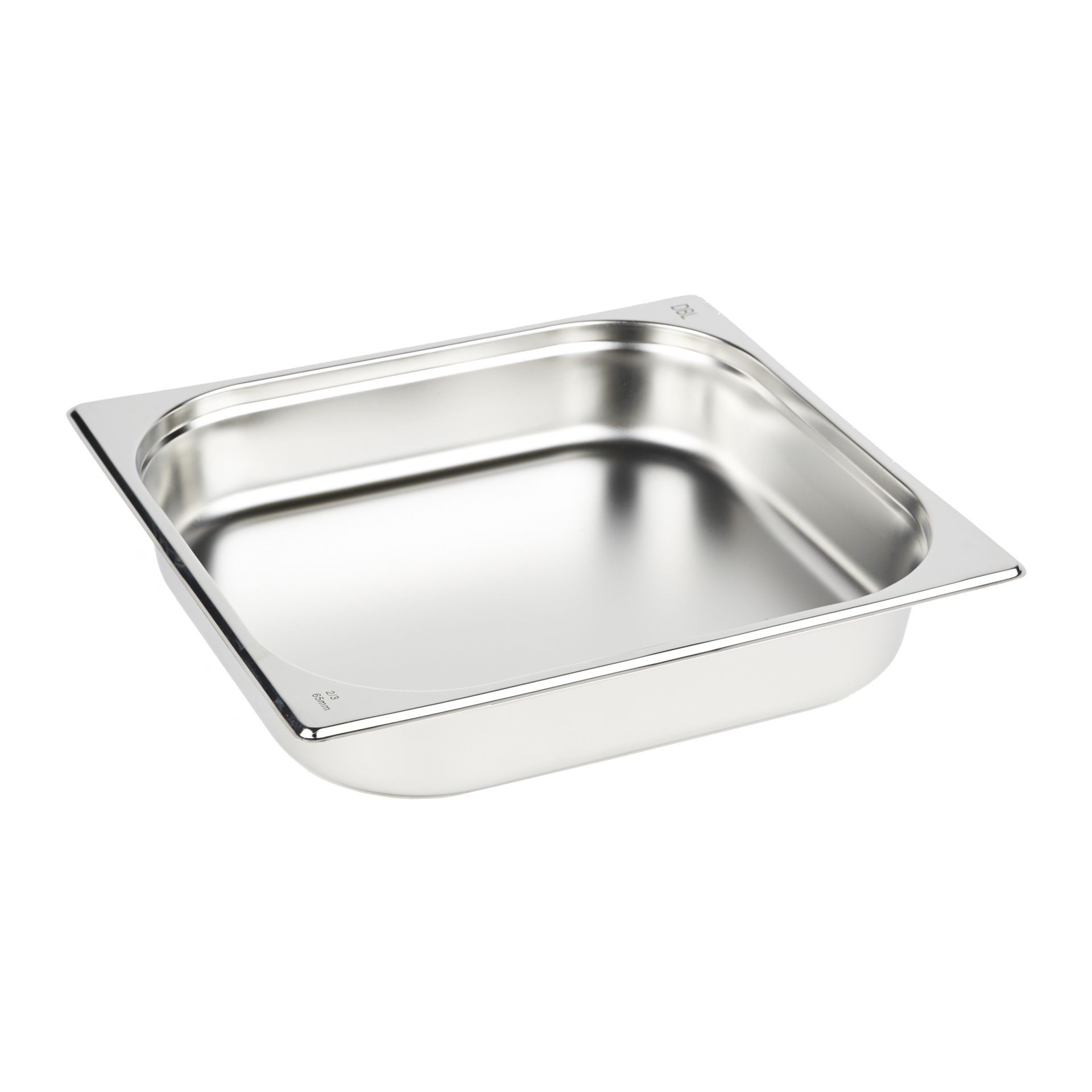Natsan-Paslanmaz Çelik Gastronom Küvet GN 2/3-65 (35,4 x 32,5 x 6,5 CM)