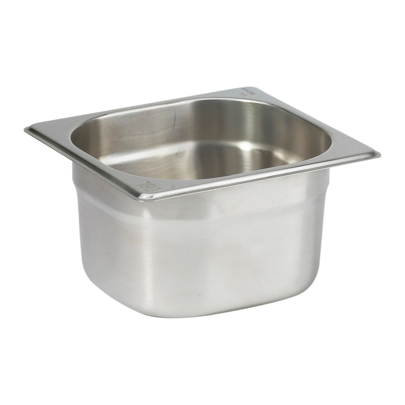 Natsan-Paslanmaz Çelik Gastronom Küvet GN 1/6-100 (17,6 x 16,2 x 10 CM)