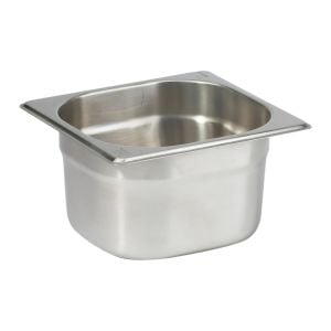 Natsan-Paslanmaz Çelik Gastronom Küvet GN 1/6-100 (17,6 x 16,2 x 10 CM)