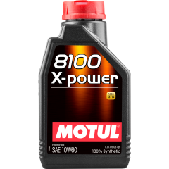 MOTUL 8100 X-POWER 10W-60 Motor Yağı  1 Litre