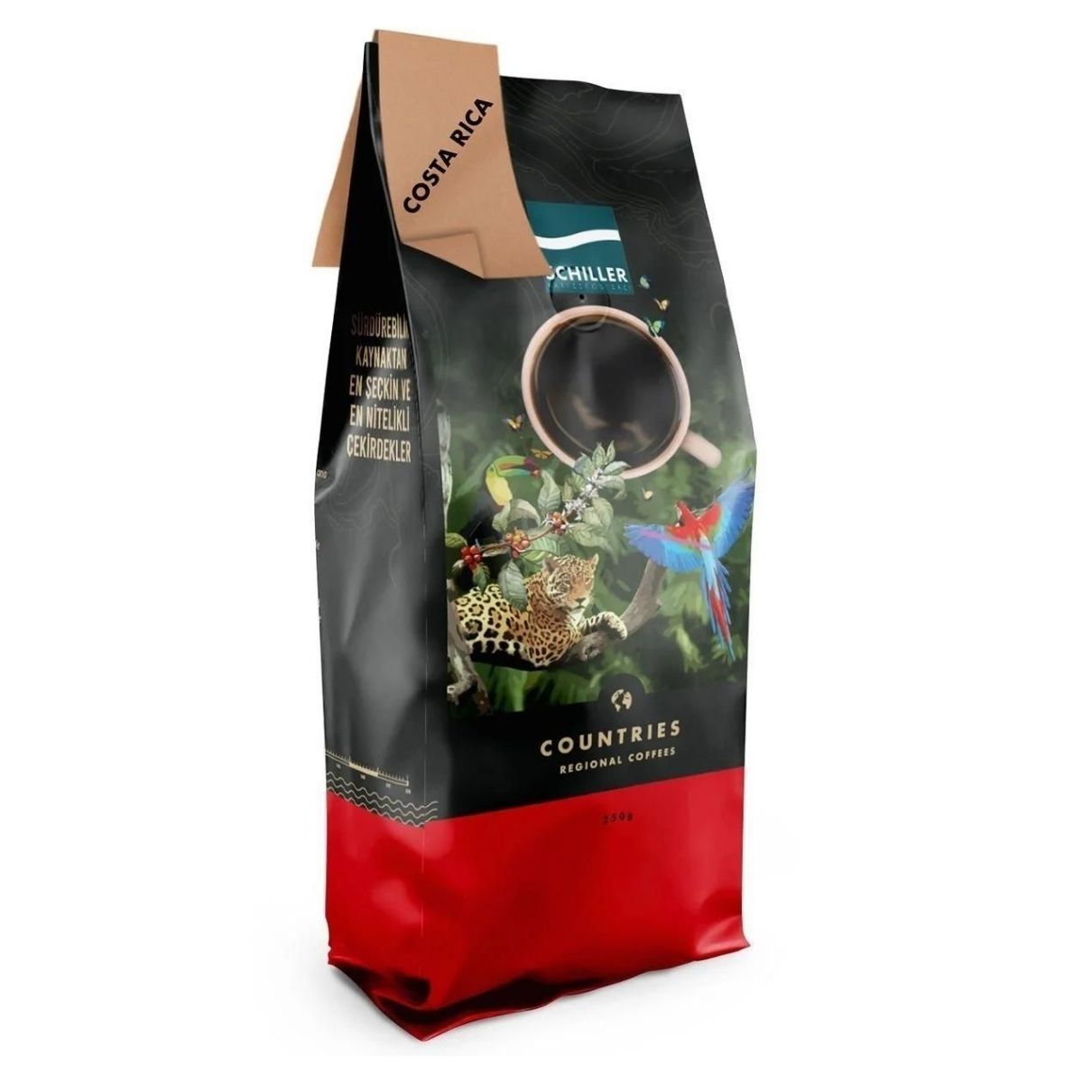 Schiller Costa Rica SHB Tarrazu San Rafael 250 Gram Çekirdek Kahve
