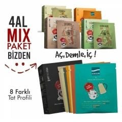 Aç Demle İç Filtre Kahve - 4 Al 8 li Mix Paket Bizden