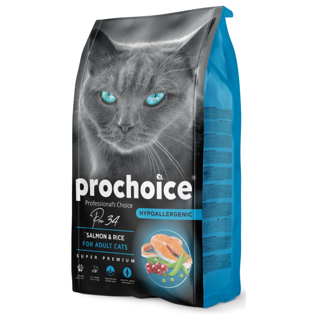 Prochoice Pro 34 Düşük Tahıllı Somonlu Yetişkin Kedi Maması 2 Kg
