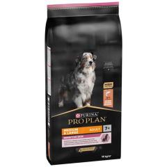 ﻿Pro Plan Sensitive Skin Senior 7 Yaş Üzeri Somonlu Orta ve Büyük Irk Yaşlı Köpek Maması 14 Kg