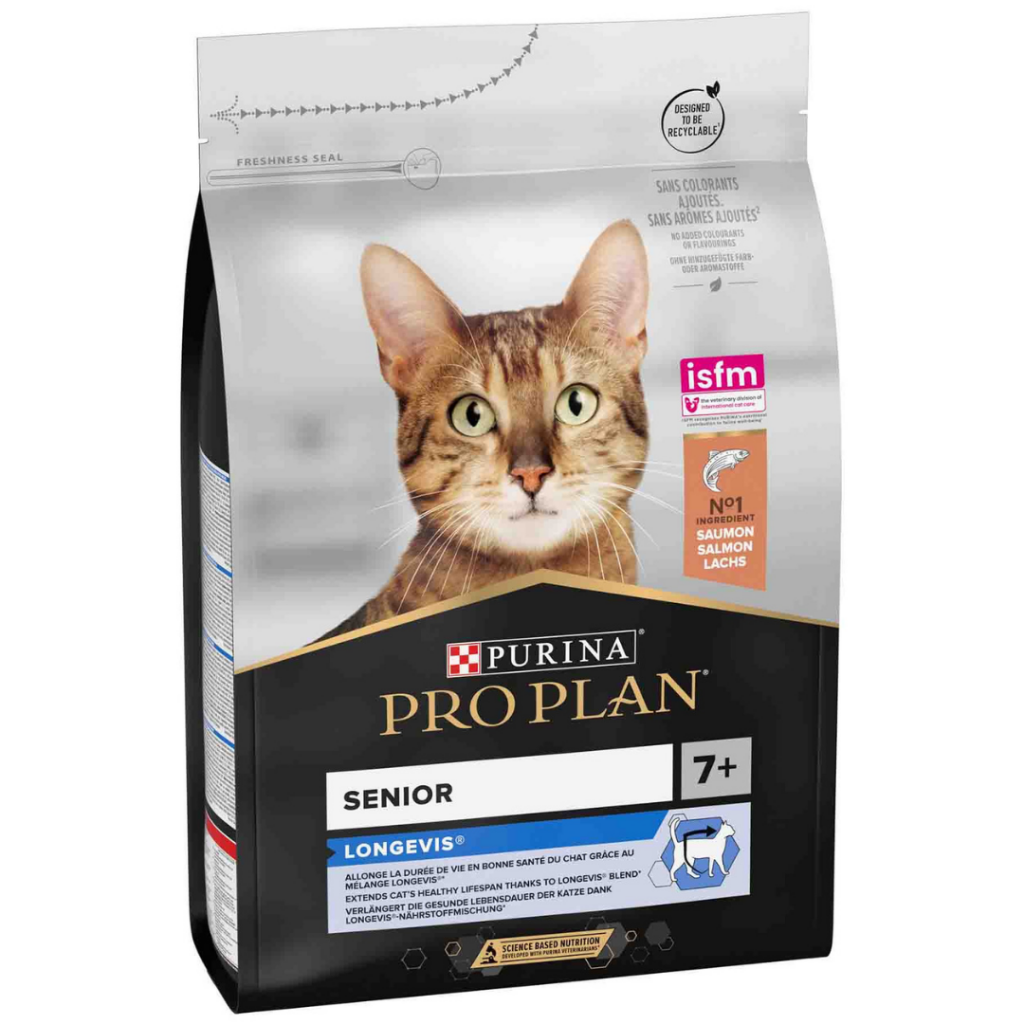 Pro Plan Senior Longevis Somonlu 7 Yaş Üzeri Yetişkin Kedi Maması 3 Kg