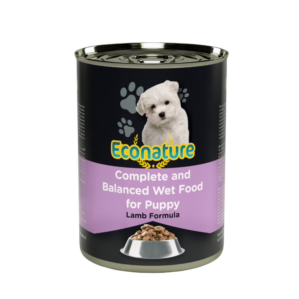 Econature Puppy Kuzu Etli Yavru Köpek Konserve Maması 400 Gr