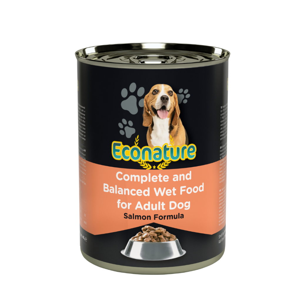 Econature Somonlu Yetişkin Köpek Konserve Maması 400 Gr