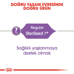 Royal Canin Sterilised 7+ Kısırlaştırılmış Kedi Maması 1.5 Kg