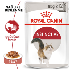 Royal Canin İnstinctive Gravy Pouch Kedi Konserve Maması 85 Gr