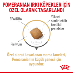 ﻿Royal Canin Pomeranian Adult Yetişkin Köpek Maması 3 Kg