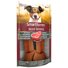 SmartBones Beef Bones Sığır Etli Düğüm Köpek Ödül Kemiği Medium 2 Li 158 G