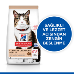 ﻿Hill's SCIENCE PLAN Culinary Creations Somonlu ve Havuçlu Yetişkin Kedi Maması 1.5 Kg