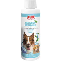 Bio PetActive Biodent Hexidine Kedi Ve Köpekler İçin Ağız Ve Diş Bakım Ürünü 250 Ml