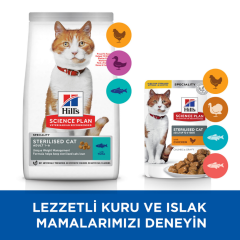 ﻿Hill's SCIENCE PLAN Ton Balıklı Kısırlaştırılmış Yetişkin Kedi Maması 1.5 Kg