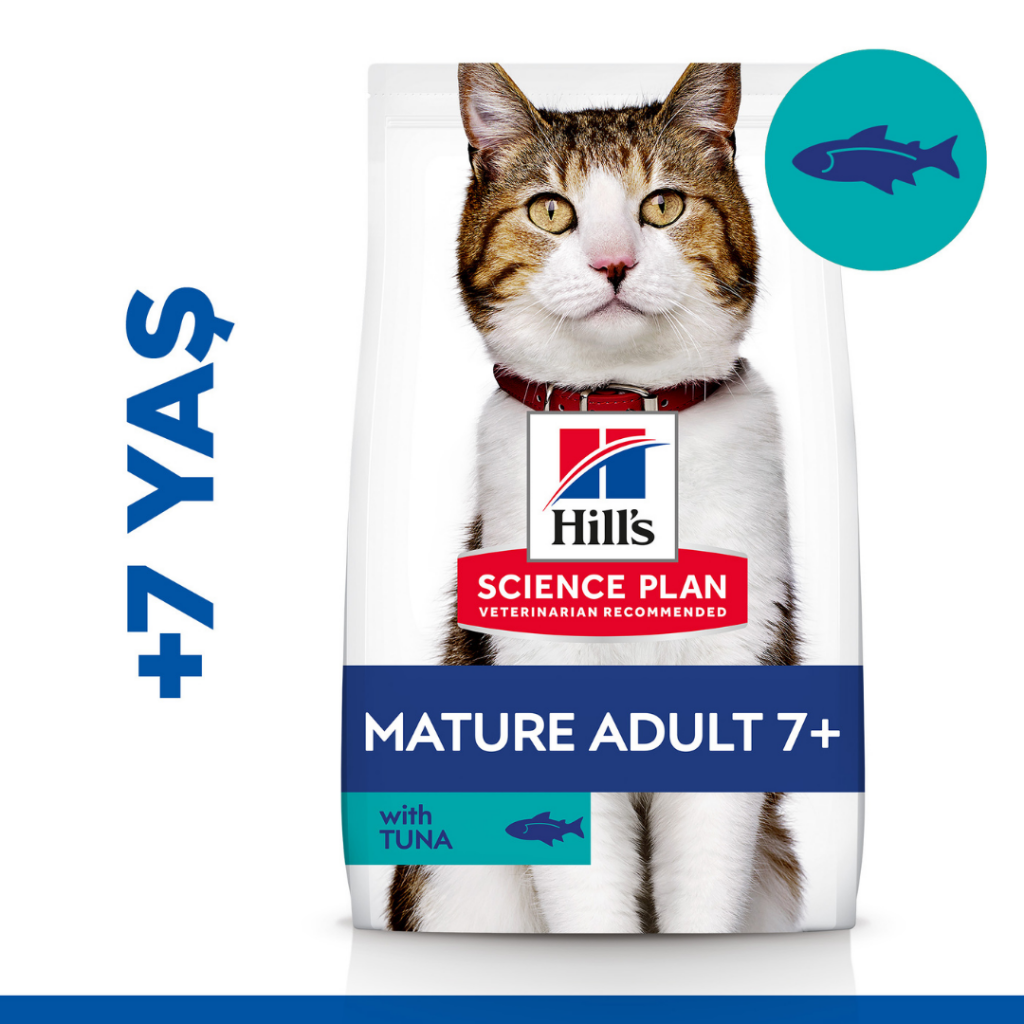 ﻿Hill's SCIENCE PLAN Ton Balıklı +7 Yaşlı Kedi Maması 1.5 Kg