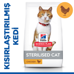 ﻿Hill's SCIENCE PLAN Tavuklu Kısırlaştırılmış Yetişkin Kedi Maması 15 Kg