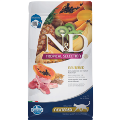 N&D Tropical Selection Sterilised Kuzu Etli Kısırlaştırılmış Kedi Maması 1,5 Kg