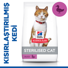 Hill's SCIENCE PLAN Ördekli Kısırlaştırılmış Yetişkin Kedi Maması 10 Kg