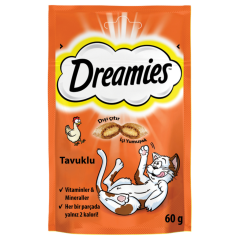 Dreamies İçi Dolgulu Tavuklu Kıtır Kedi Ödül 60 Gr