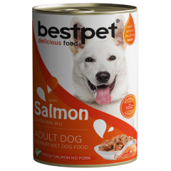 Bestpet Somonlu Yetişkin Köpek Konservesi Gravy 400 Gr