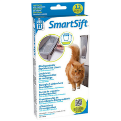 Catit SmartSift Alt Çekmece Yedek Atık Torbası 12 Li Paket (40x25x22)