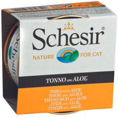 Schesir Cat Jelly Ton Balıklı Ve Aloeveralı Kedi Konservesi 85 Gr