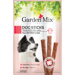 Garden Mix Kuzu Etli Sticks Köpek Ödülü 3 x 11 Gr