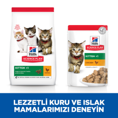 ﻿Hill's SCIENCE PLAN Tavuklu Yavru Kedi Maması 1.5 Kg