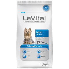 Lavital Small Mini Adult Somonlu Küçük Irk Yetişkin Köpek Maması 1.5 Kg