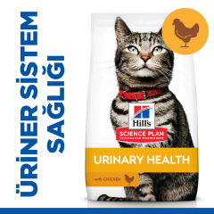 Hill's SCIENCE PLAN Üriner Sağlık Tavuklu +1 Yetişkin Kedi Maması 1.5 Kg